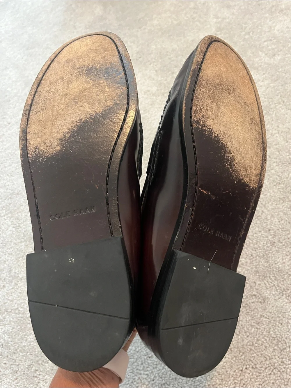 Cole Haan Men's Tassel Penny Loafers in Dark Brown